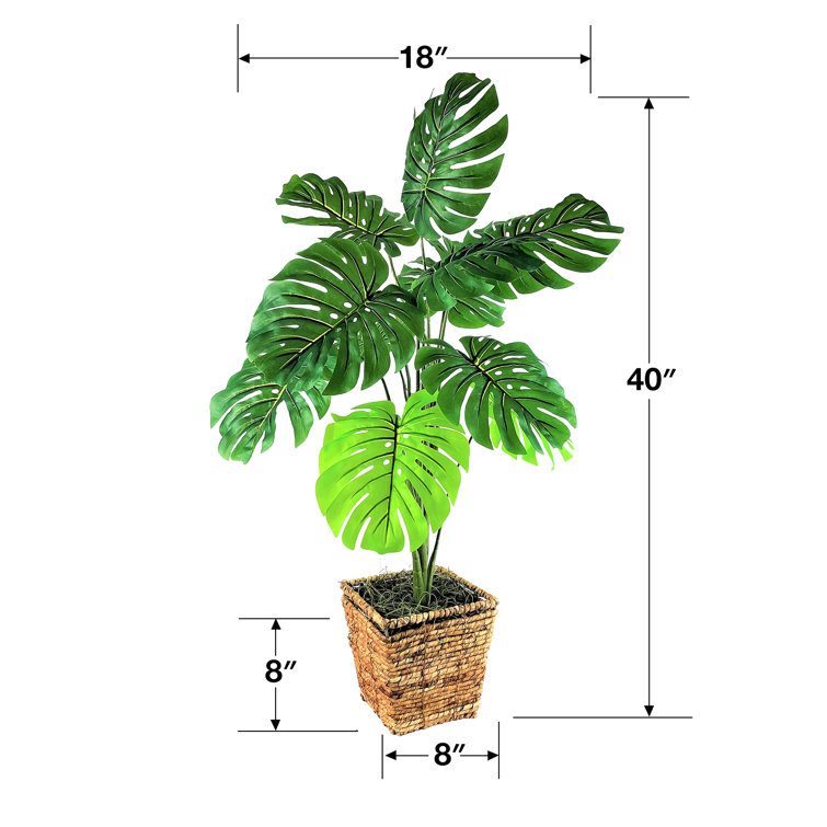 Primrue 40'' Faux Philodendron Plant Wayfair